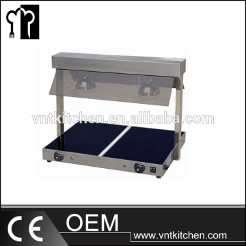 Electric Food Warming Tray With Heating Lamp