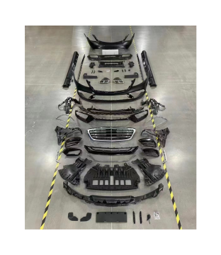 กันชนด้านหน้าและด้านหลังพร้อมกระจังหน้า, ไฟหน้า, ไฟท้ายสำหรับ Mercedes-Benz S-Class W222 (2014) ชุดบอดี้ 2018-2020