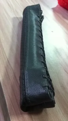 genuine leather steering wheel cover