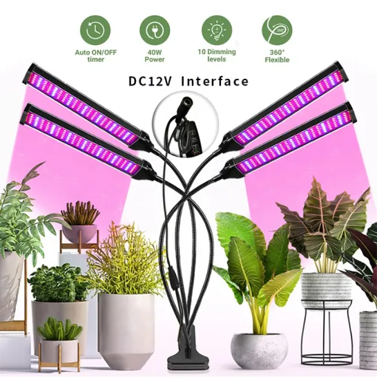Full Spectrum Dimmable LED Grow Lights with Remote Control for Indoor Plants