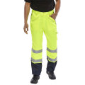 Pantalones reflectantes impermeables de seguridad en el lugar de trabajo