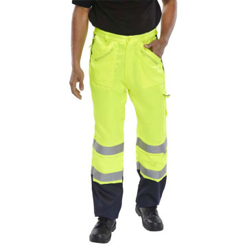 Pantalon de pluie de sécurité réfléchissante imperméable OEM