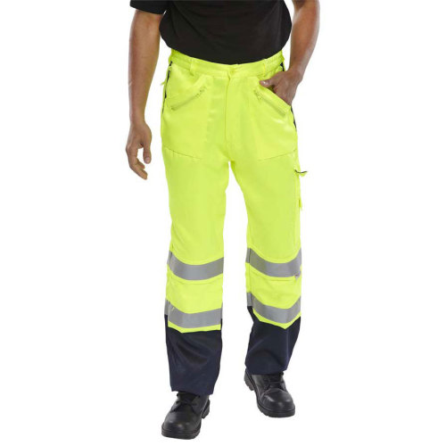 Pantalones reflectantes impermeables de seguridad en el lugar de trabajo