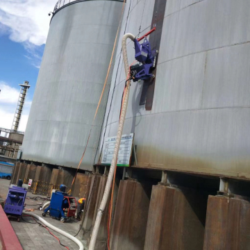 Vertical Oil Storage Tanks Shot Blasting Machines