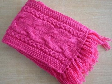 Handmade Acrylic Crochet Scarf (YZS25)