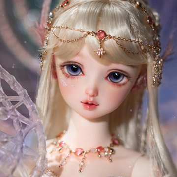 BJD Uphukiir Fairy Ver. Boneka Bersama Bola Gadis 59cm
