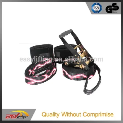 Experienced Supplier OEM 15M Slackline with Ratchets and Loops