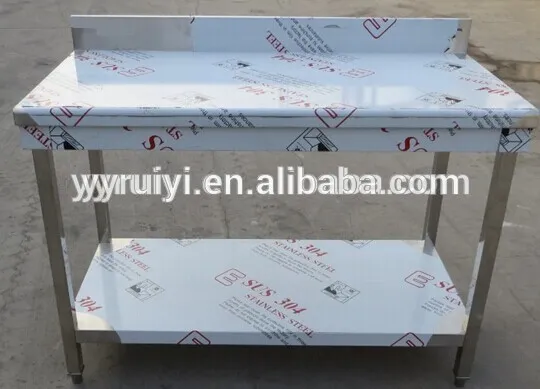 customized any size restaurant kitchen stainless steel work table