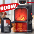 Wall-Outlet 3D Flame Quiet Portable Electric Ceramic Heaters