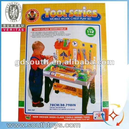 Kids toys tool play set toys tool table toys