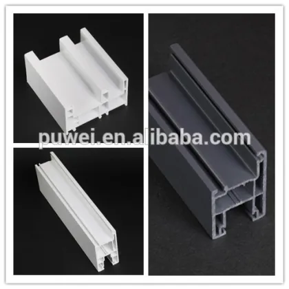 88 Series White PVC profile, Casement window and door u-shaped upvc plastic profile, Plastic steel profile, PVC steel profiles