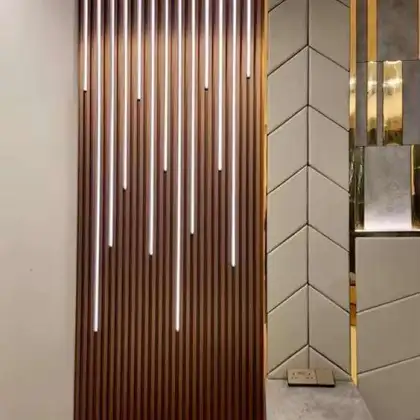 Wood Wall Panels Soundproofing Slat Veneer Panels