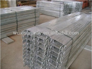 Scaffolding steel planks making machine