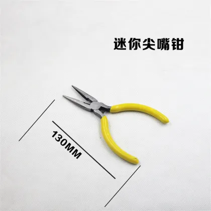 Mini pliers small pliers manufacturers 5 inch needle-nosed pliers jewelry handmade beaded DIY jewelry pliers hardware tools