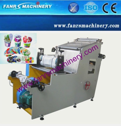 Heat Seal Aluminum Plastic Laminating Film Punching Machine for Drink (yogurt, juice, coffee, etc.) Packaging