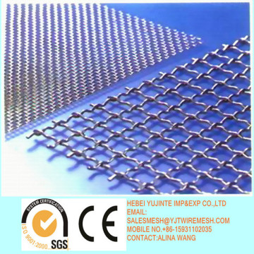 Stainless steel crimped wire mesh
