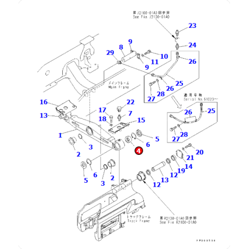 BUSHING17A-50-12310/17A5012310 is suitable for bulldozer D155AX-5 D155A-3 and other models