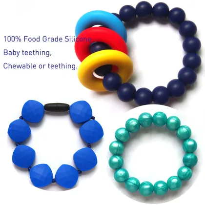 Wholesale Customized Charm Silicone Charm Bead Bracelet For Activities