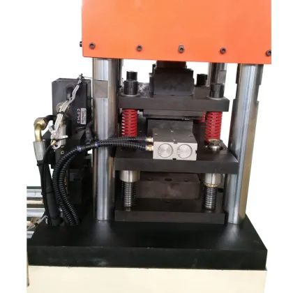 Cross brace automatic punching machine