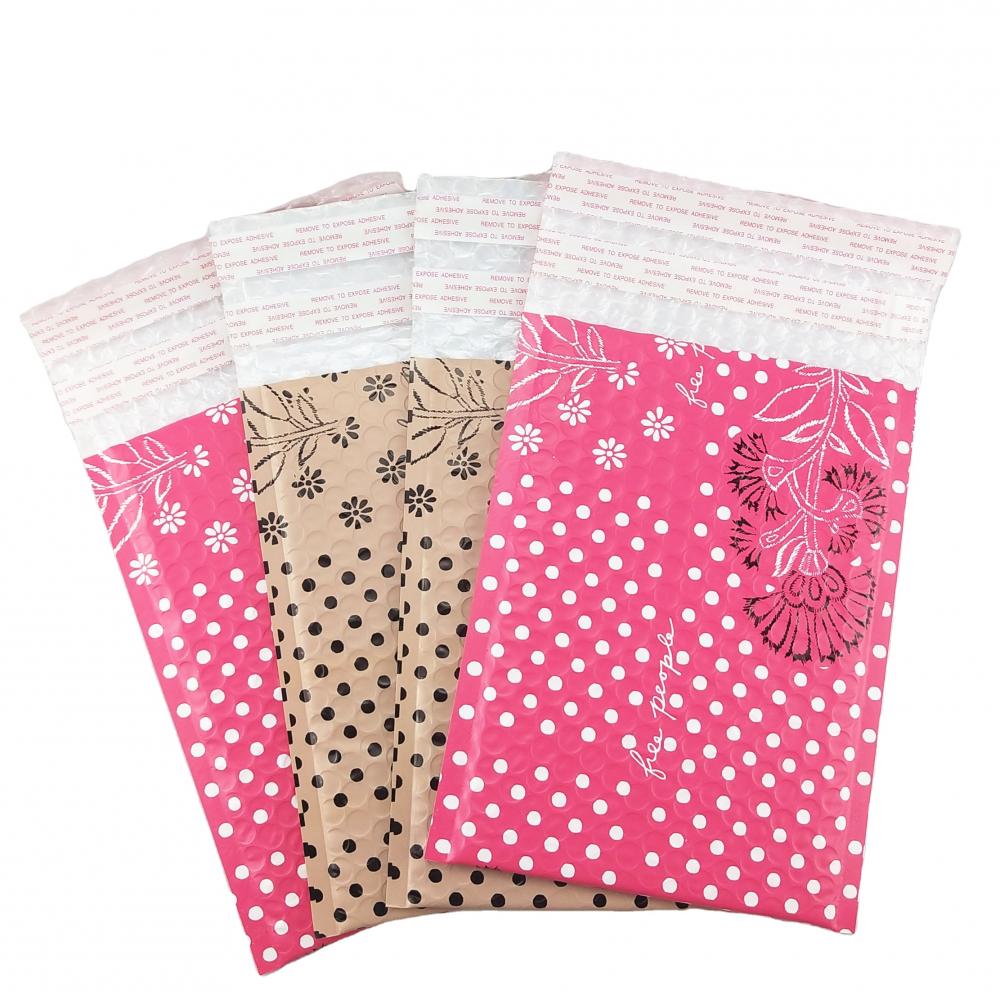 Matte poly bubble mailers