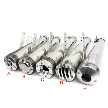 Harley Davidson Exhaust Mufflers, Chrome Silencers & Cafe Racer Motorcycle Parts