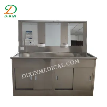 Hospital Stainless Steel Washing Sink For Two Person