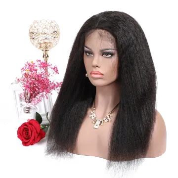 360 Lace Frontal Wig With Baby Hair,360 Human Hair Wig,360 Lace Wig Kinky Straight