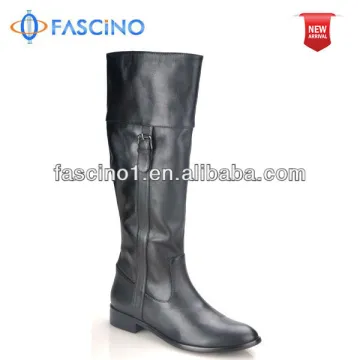 Genuine Leather Knee Boots Women