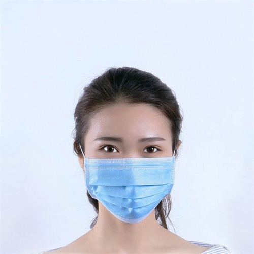 Maschera protettiva monouso a 3 strati con filtro aria in carta