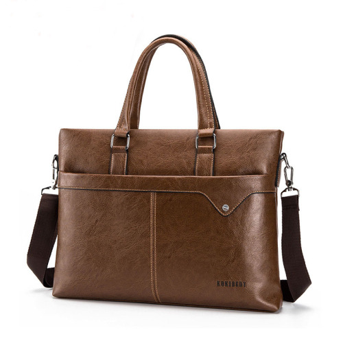 Business PU Leather Briefcases Wholesale Men's Bags
