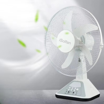 ISolfan Portable Solar-Powered Table Fan Kit