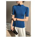 Full cashmere half turtleneck for women