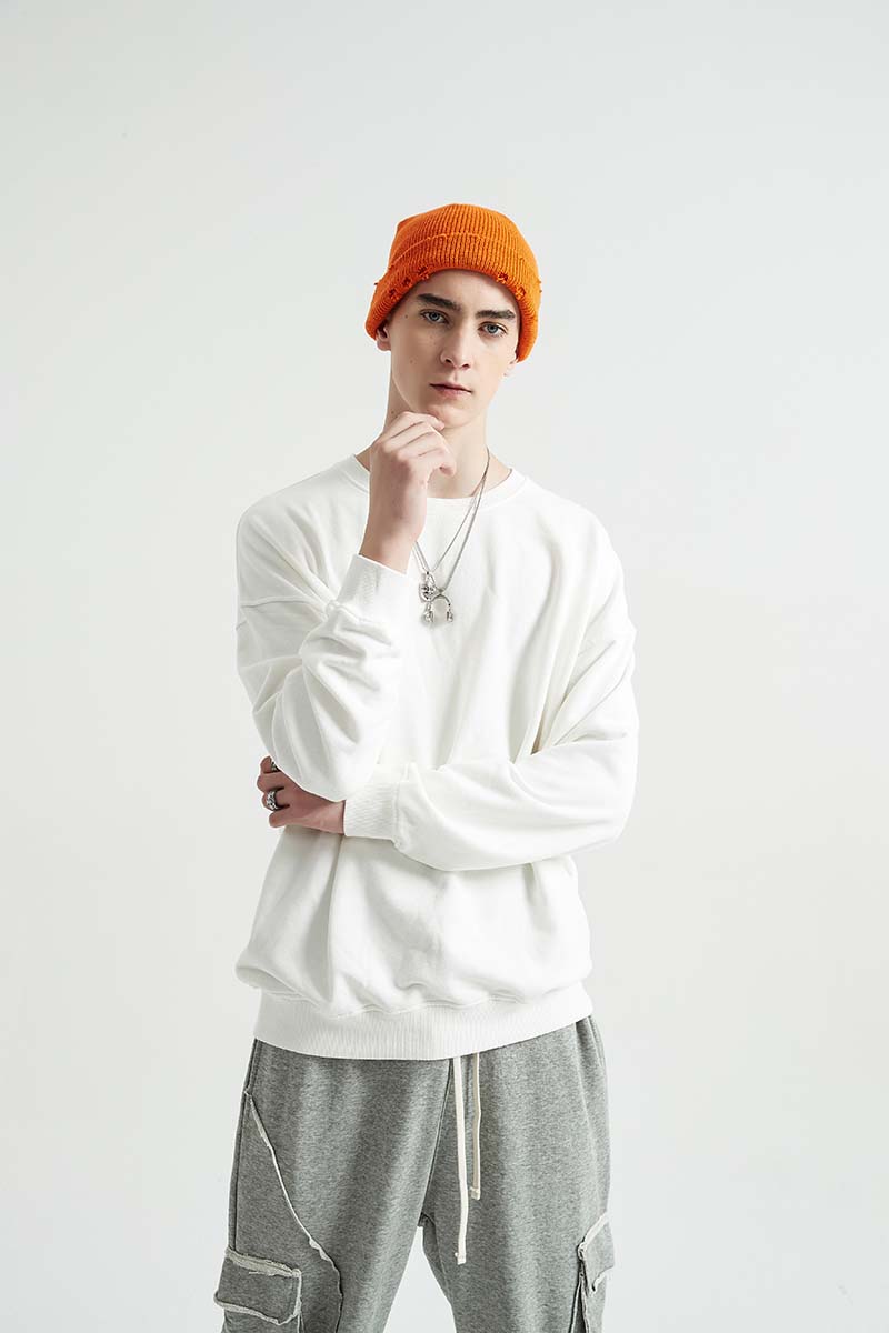 UNCLEDONJM 2 Pieces set Winter Mens Hip Hop Multi-colour Hoodies Loose Sweatshirts 6 Solid Color Winter Men Set/Suit BE-3302