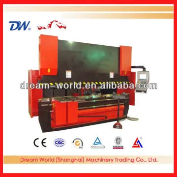 WC67K-63t/3200 cnc bending machine , 63T Hydraulic press brake , 3200mm length cnc bender