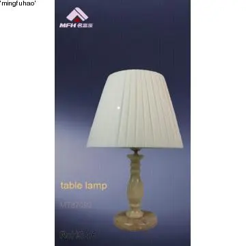 Colorful Stripes Fabric Cover Table Lamp DeskLamp