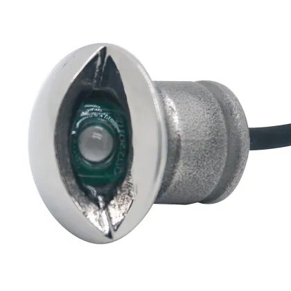 1W Halfmoon Indoor/Outdoor Staircase LED Step Lights