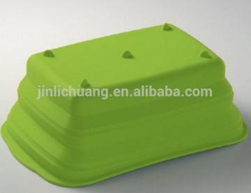 Foldable Silicone Storage Bowl with Stainless Steel Handle