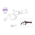 14 inch high quality electri bike frame