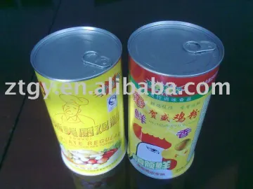 Empty can for food METAL BOX