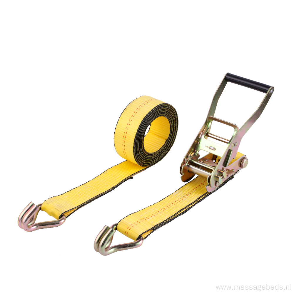 2" Ratchet Buckle Lashing Strap with Swan Hooks