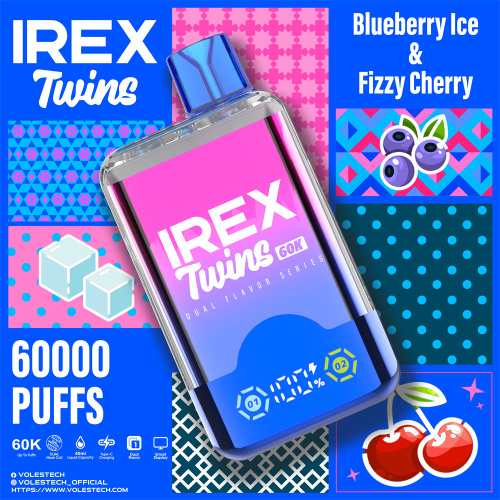 IREX TWINS 60K Puffs Vape за еднократна употреба на едро онлайн
