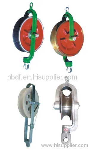 Aluminum Hold Down Stringing Blocks For Big Conductors 