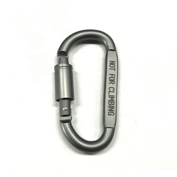 Aluminum D-Shaped Key Carabiner