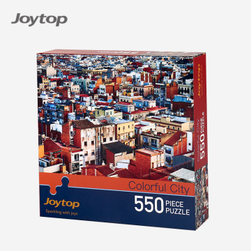 Joytop 24x18 inch volwassen kinderen kartonnen puzzel - 550 stuks jigsaw