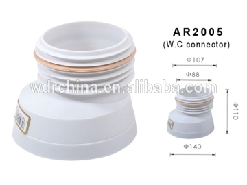PVC WC connection pipe