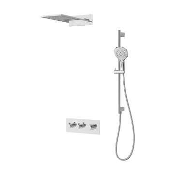 3F thermostatic shower set for concealed installation