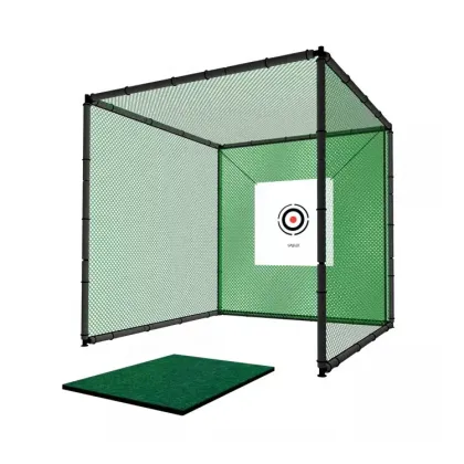 3x3x3m Golf Training Aids: Outdoor Driving, Hitting Net, Chipping Practice Cage