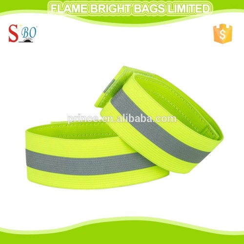 Most popular Fluorescent green elastic reflective wrist straps