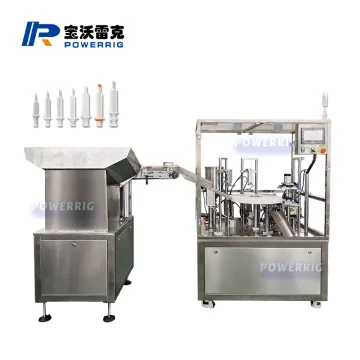 Automatic 5ml Plastic PlugDisposable Liquid Cockroach Gynecological Gel Prefilled Syringe Filling Machine