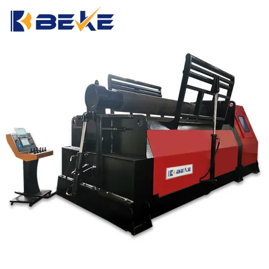 Manufacturing Processing: CNC Hydraulic 4 Roller Plate Bending Machine for 20x3000mm Plates